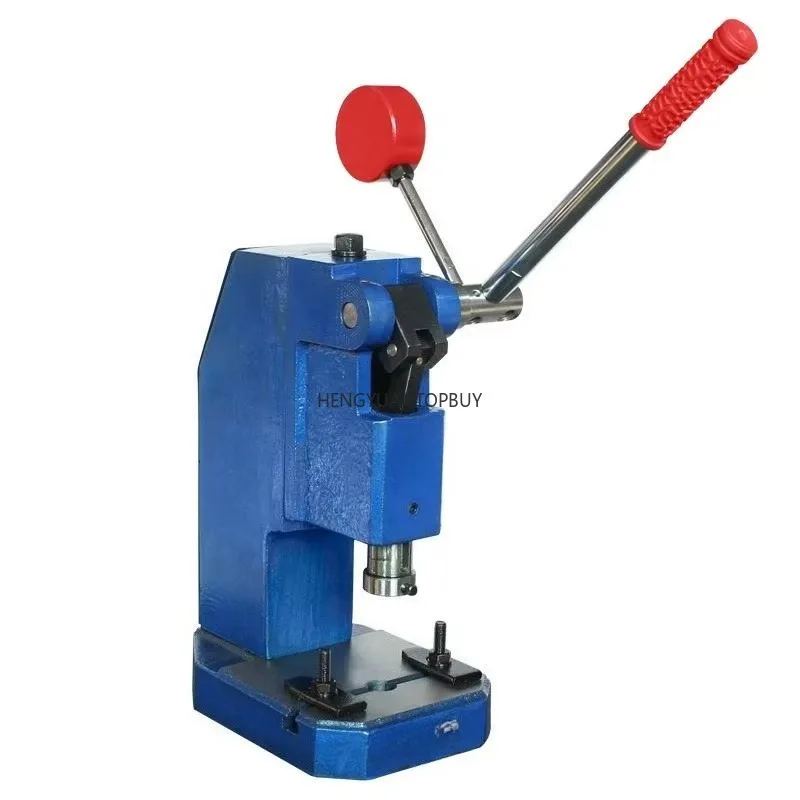 Desktop Manual Hole Puncher with Spring Lever, Punching Machine for Paper and Thin Plastic Sheet Punching