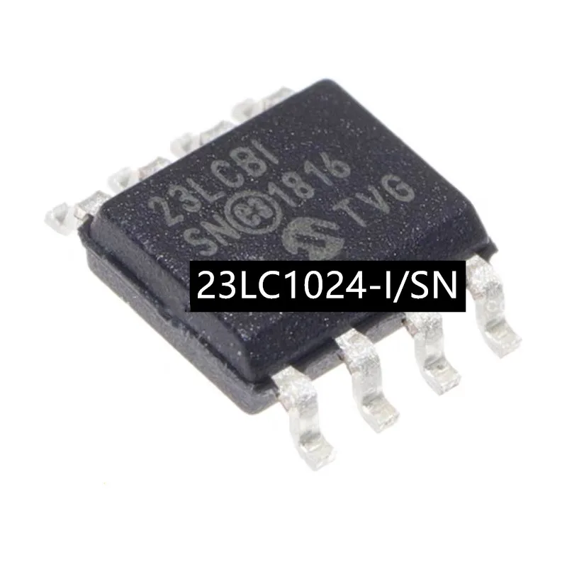 Free Shipping 5pcs 23LC1024-I/SN 23LC1024 23LCBI SRAM 1 MBIT SDI/SQI 20 MHZ SOP8