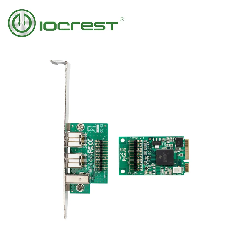 IOCREST Mini PCI Express 1 Port Firewire 1394A and 2 Ports 1394B Card Mini Pcie 1394 Card 3 Ports Texas- Instruments -xio2213b