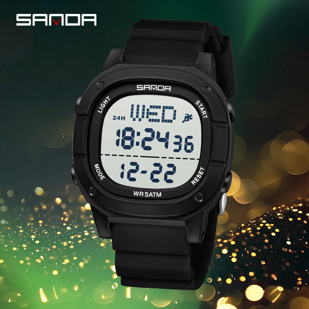 Luxury Watch Shop - SANDA Fashion Luxury Men's Electronic Watches