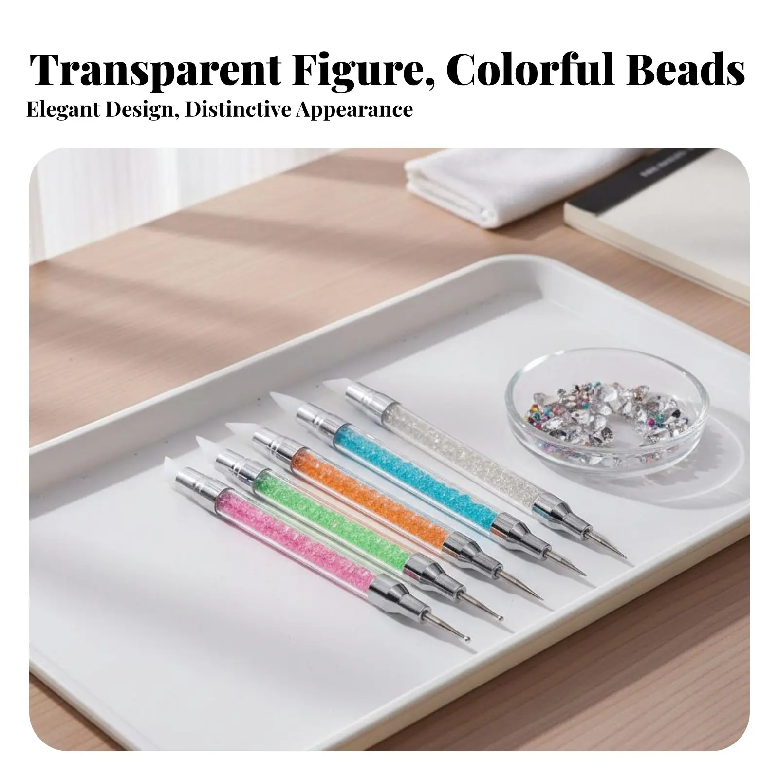 

Double-endedEnded Dotting Pen Silicdual-Function Tip Double-endedEnded Dotting Pen Set Multi-Functional Easy to Use