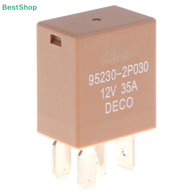 〔P〕12V 35A Automotive Relay 95230-2P030 4Pin Car Relay Stable Conductivity For Vehicle Electrical Repair Replacement