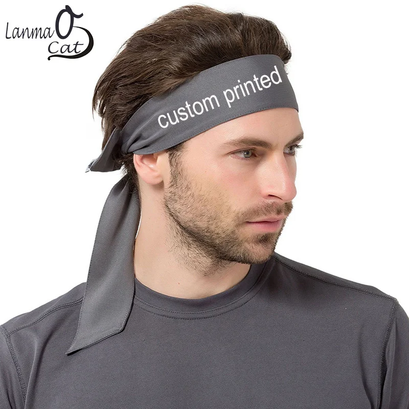 Sports Headband for Women Men Custom Logo Printed Outdoor Sport Headband Blank Color Customized Headwear