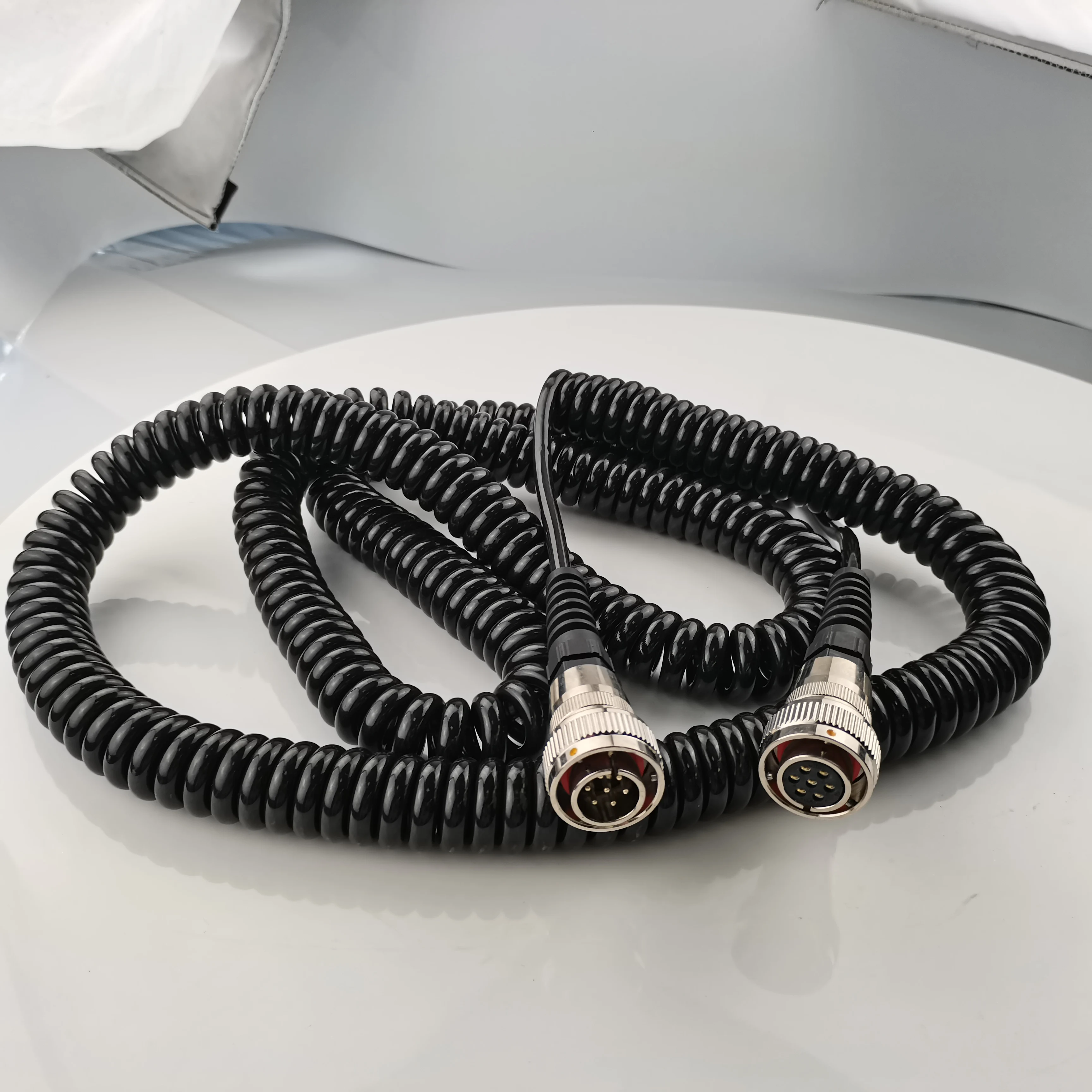 

Gold seller Original High Quality Paver Electric System PN.04-02-02621/2037422 7pins-7holes 2.6M CAN Leveling Sensor Cable