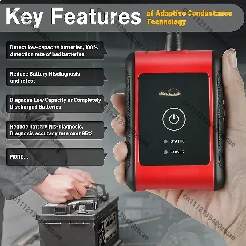 New BT506 Auto Battery Electrical System Analyzer Tester Compatible with Car Diagnostic Tablet Vehicle Battery Test Tool