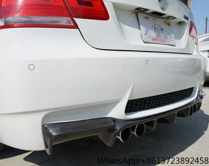 

Carbon Fiber Rear Bumper Lip Diffuser Spoiler for BMW 3 Series E92 E93 M3 2008-2013