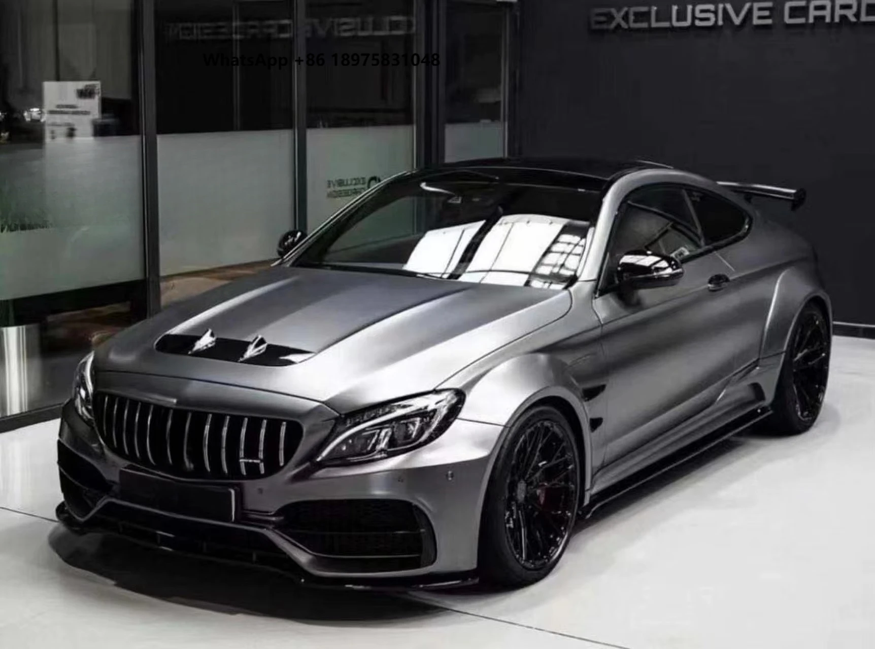 Высококачественные обвесы для Mercedes-Benz W205 C63 C63s: Обновленный обвес в стиле PD из карбона/стеклопластика, расширенный кузовной комплект
