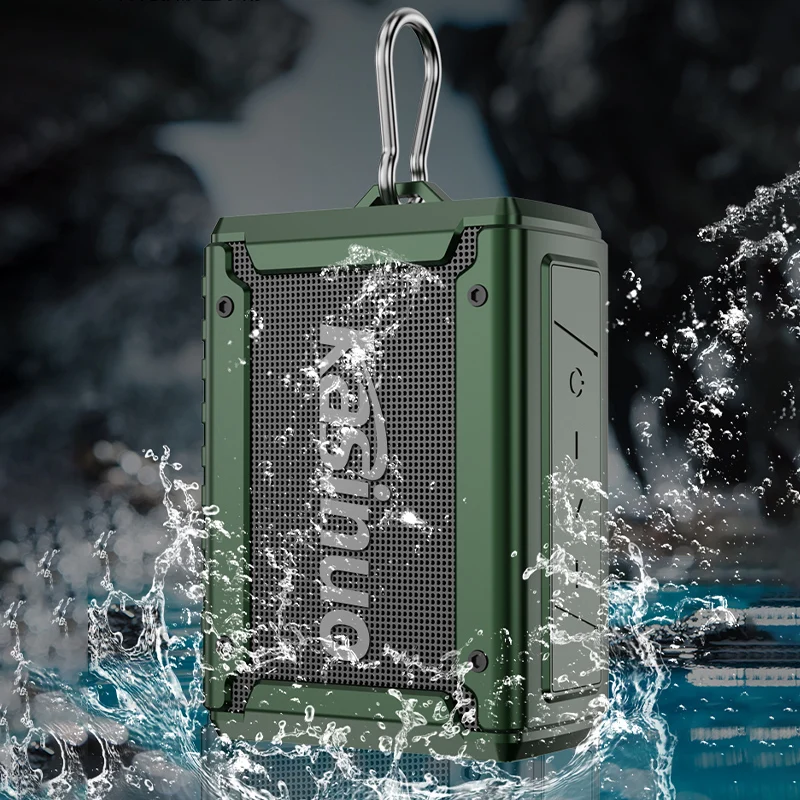 Portable Waterproof Bluetooth Speaker Convenient Outdoor Bass Music Player 360 Stereo Surround TWS Subwoofer Caixa De Som