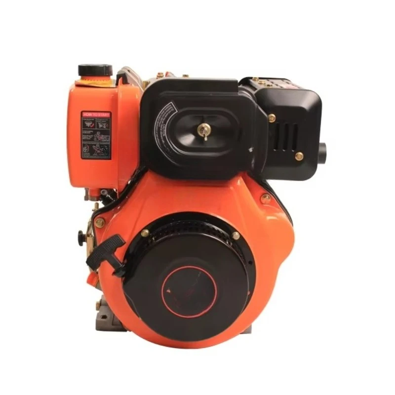High quality 186F 10 hp 7.5 KW 418cc 1-cylinder air-cooled small diesel engine