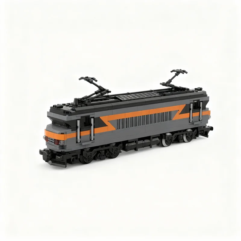567pcs MOC Bb7200 SNCF Locomotive Train Technical Vehicle Engineering Model Building Blocks Advanced Build Pack Premium Toy Gift