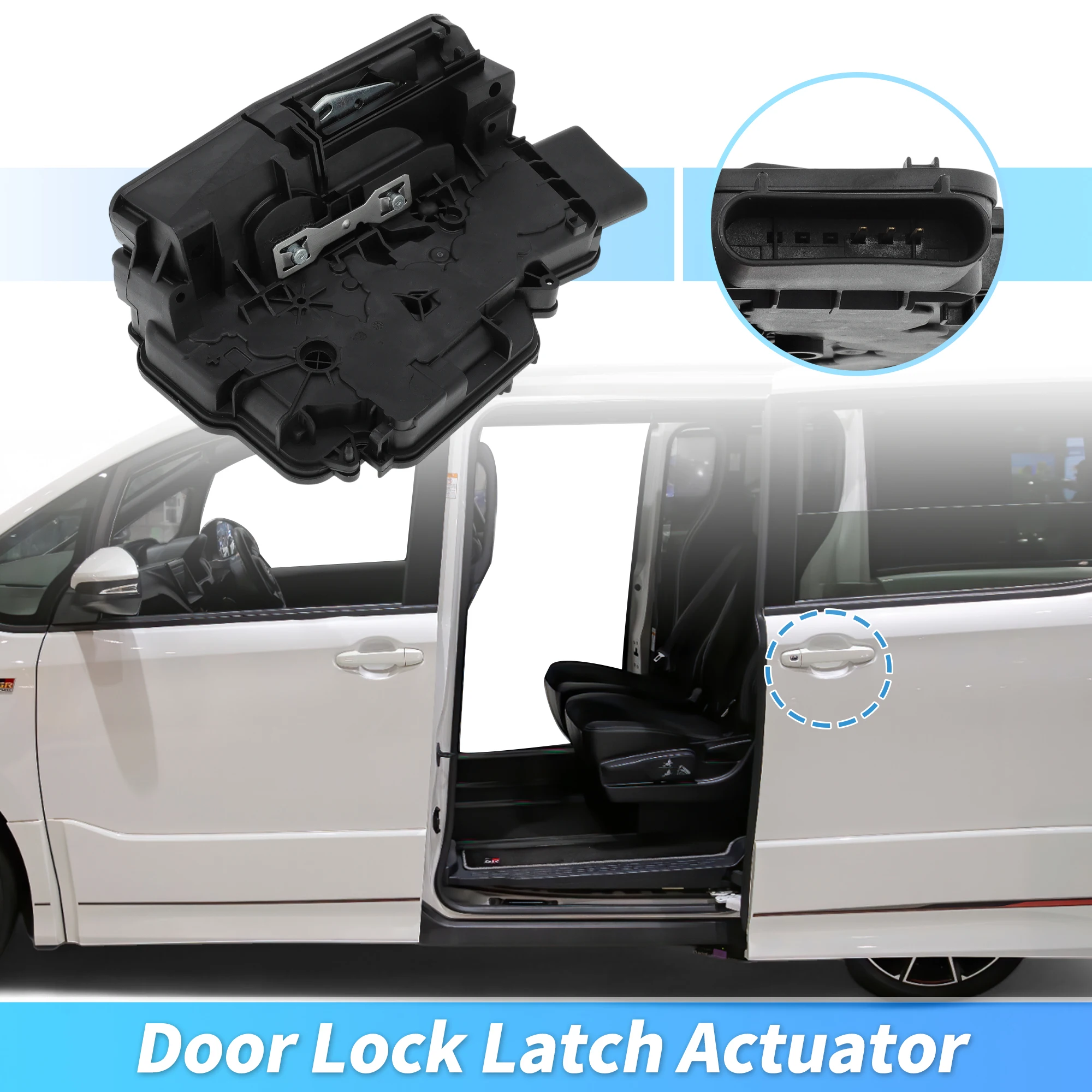 

UXCELL Left Side Sliding Door Lock Actuator for Ford Transit 2014-2024 No.BK31V264A01BD