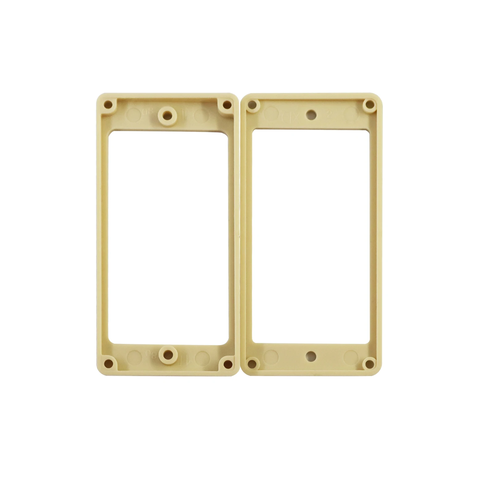 2PCS Flat Electric Guitar Humbucker Pickup Frame Mounting Rings for Guitar Accessories, Equipped with Installation Screws