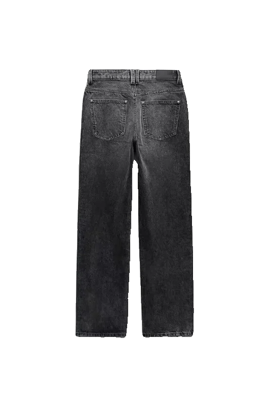 

Весна 2024, прямые длинные джинсы с высокой талией, женские джинсовые брюки Z975, удобные износостойкие летние модные однотонные брюки