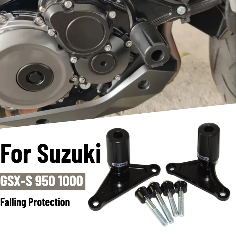 Engine Crash Pads For Suzuki GSX-S 950 1000S Katana 1000 2015-2023 Frame Sliders Fairing Guard Protector GSXS 1000GT 1000 GT