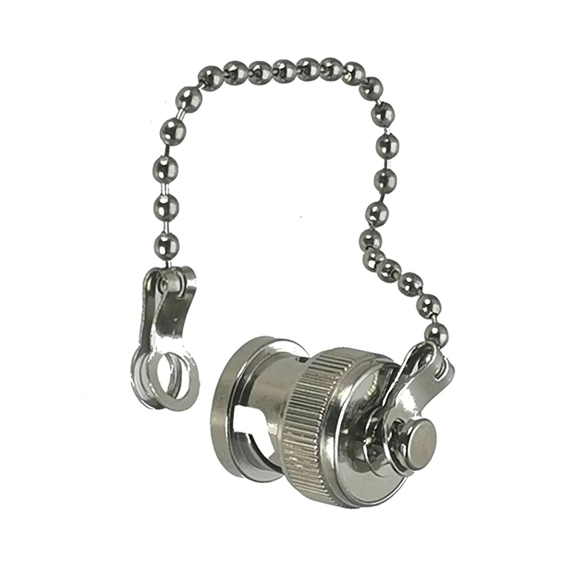 

L70A BNC Female RF Connector Protective Dust Cap, Zinc Alloy Coaxial Wire Terminal Shield