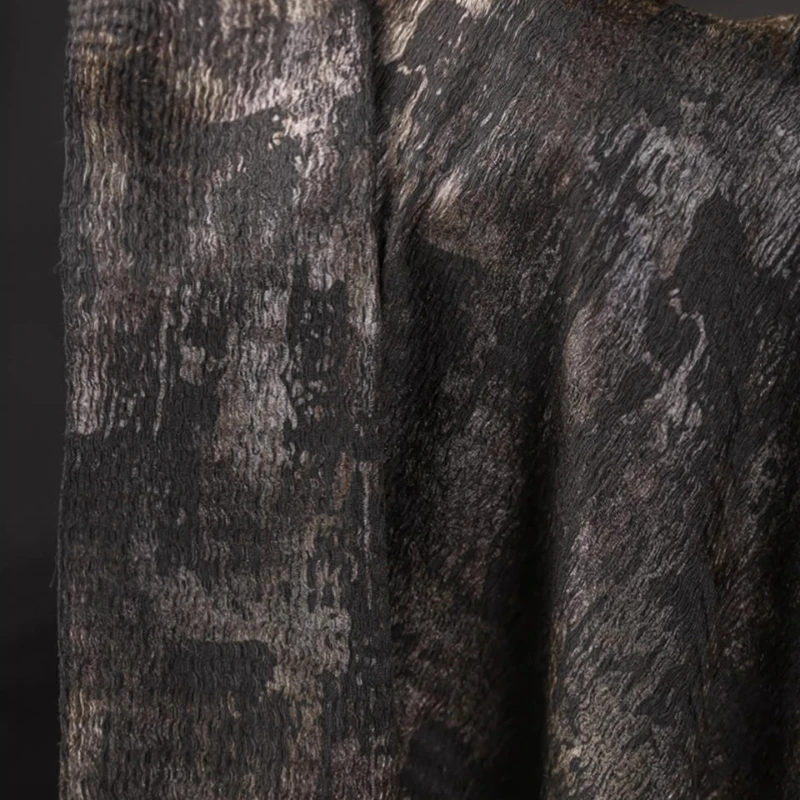 

Коричневые, золотые шторы с тиснением, ткань ручной работы, шитье, сделай сам, домашний винтажный текстурированный легкий дизайнерский материал для рукоделия, украшение своими руками