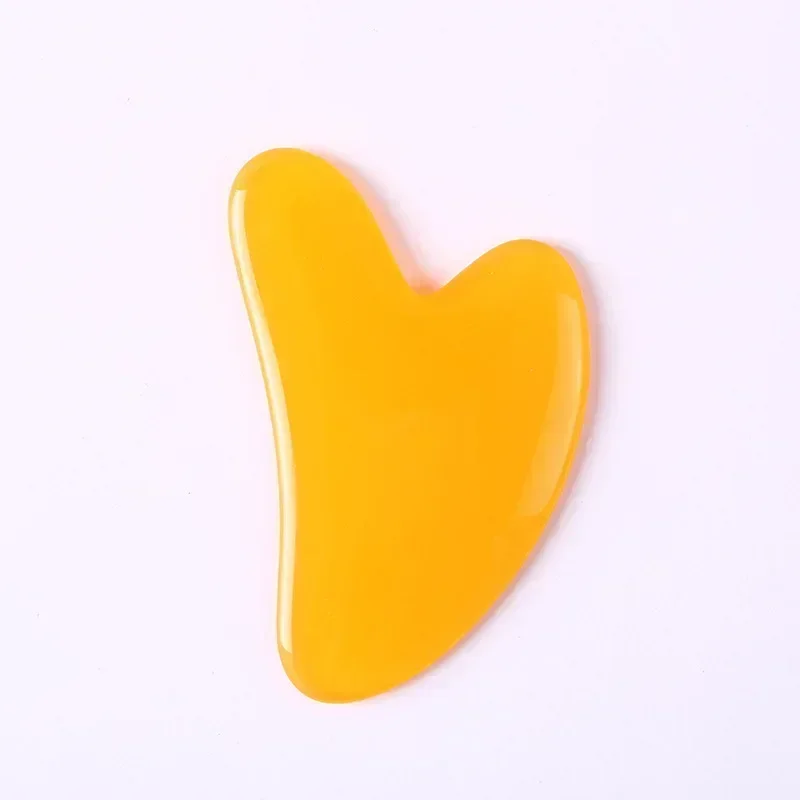 Heart Shape SPA Massage Durable Resin Gua sha Scraping Massage Scraper Face Massager Acupuncture Guasha Board Massager for face