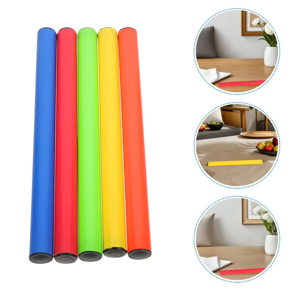 

10Pcs Relay Lightweight Plastic Track for School Competitions Anti-Skid Running Sticks Durable Race Stick