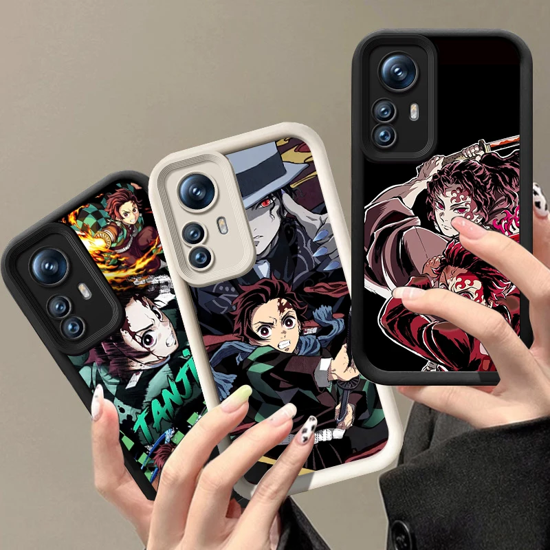 D-Demon S-Slayer Phone Case For Xiaomi 11 12 13 Lite 12T 13T 14T Pro Redmi A1 A2 Plus A3 9A 9C 9T 10C 12C 13C 5G 14C