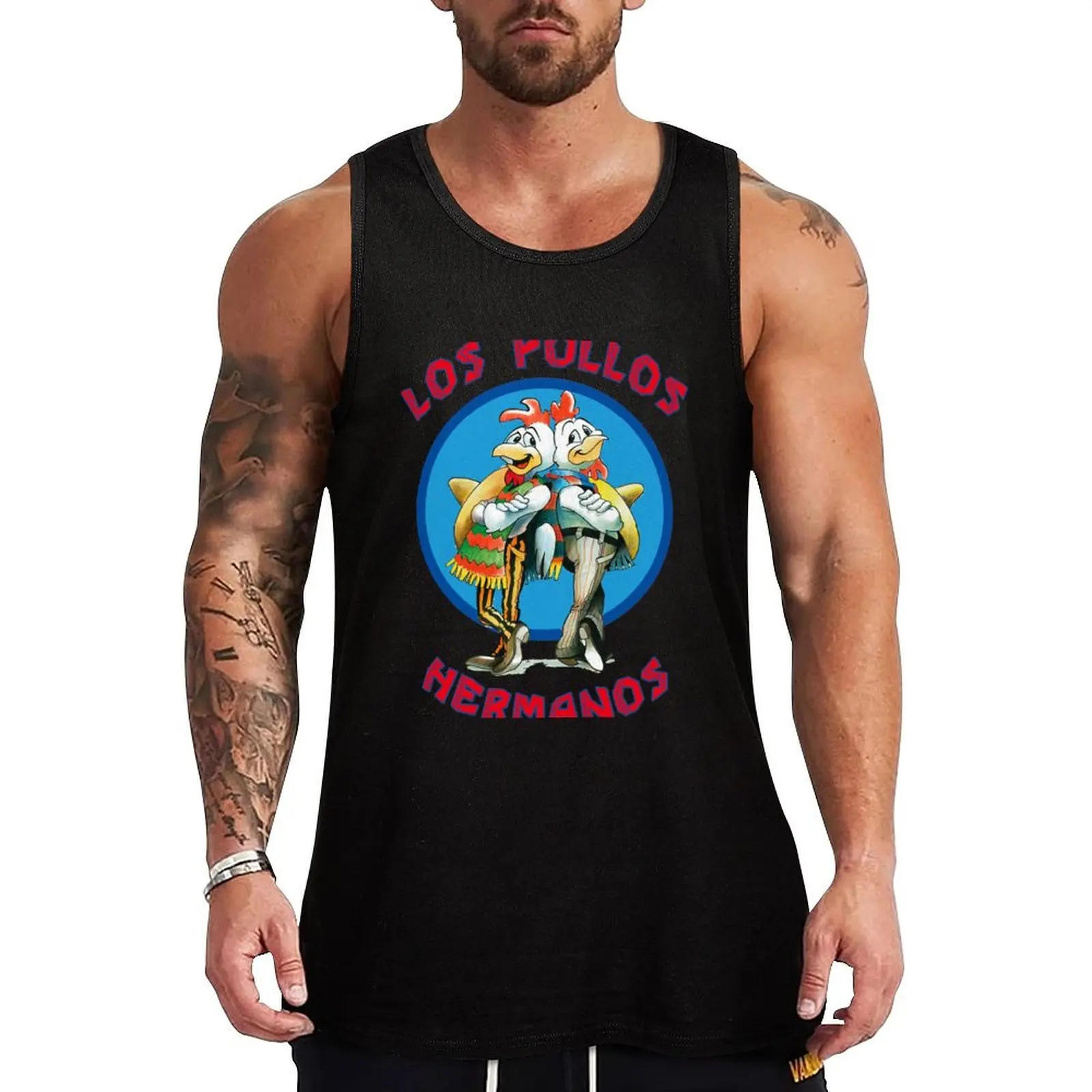 

Los Pollos Hermanos (17) Tank Top bodybuilding t shirt gym accessories man vests for men