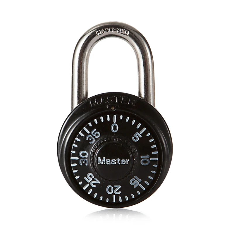 Rotating password lock padlock mini cabinet gym changing cabinet lock luggage student lock 1533DBLK