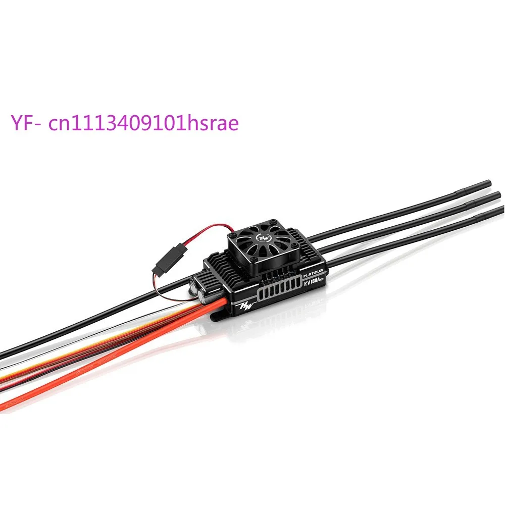 Platinum-180A-HV-SBEC-V5 180A ESC 6-14S 5-12V 10A BEC for 550-700 RC Helicopter