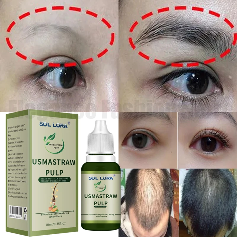 Fast Eyebrow Growth Serum Eyelash Hair Growth Anti Hairs Loss Product Prevent Baldness Fuller Thicker Lengthening Eyebrow Makeup