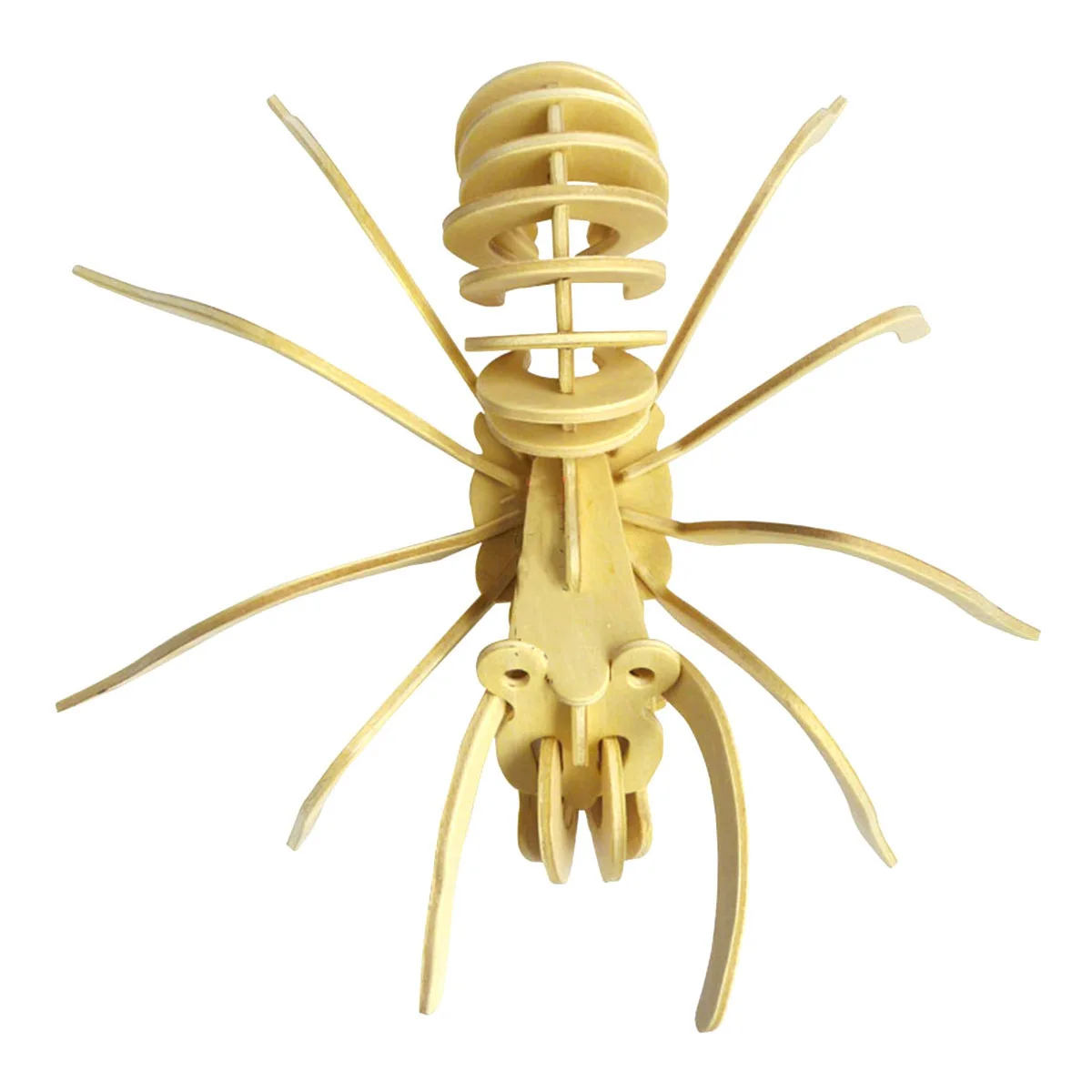 Houten 3D-puzzel Spider DIY Brain Teaser voor kinderen Creatieve bouwpakket Educatief spel verbetert verbeelding en probleem