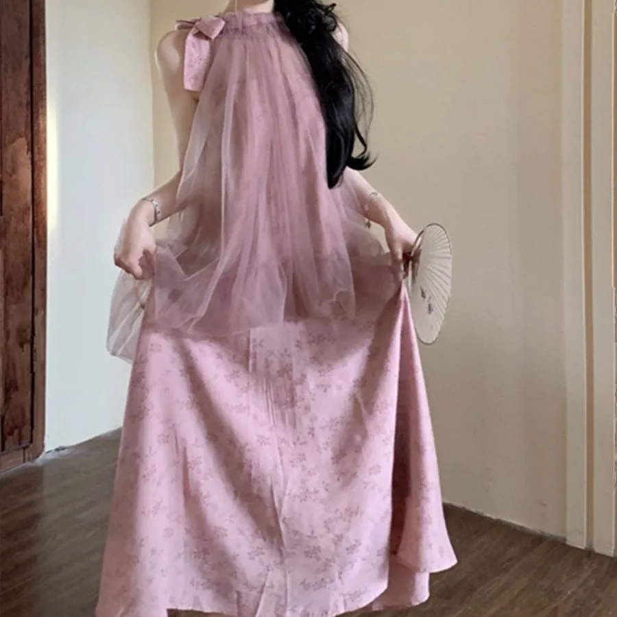 Vestidos femininos exclusivos outono inverno manga comprida chiffon plissado faixas folho babado em camadas flutter balançando flowy elegante sexy