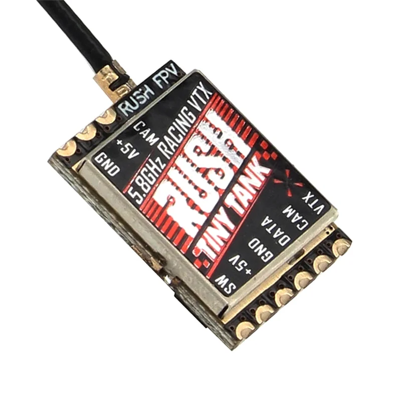 A42T-RUSH خزان صغير نانو VTX 48CH 350Mw الارسال 5 فولت المدخلات ث/LED لوح تمديد FPV الارسال ل FPV سباق Whoop