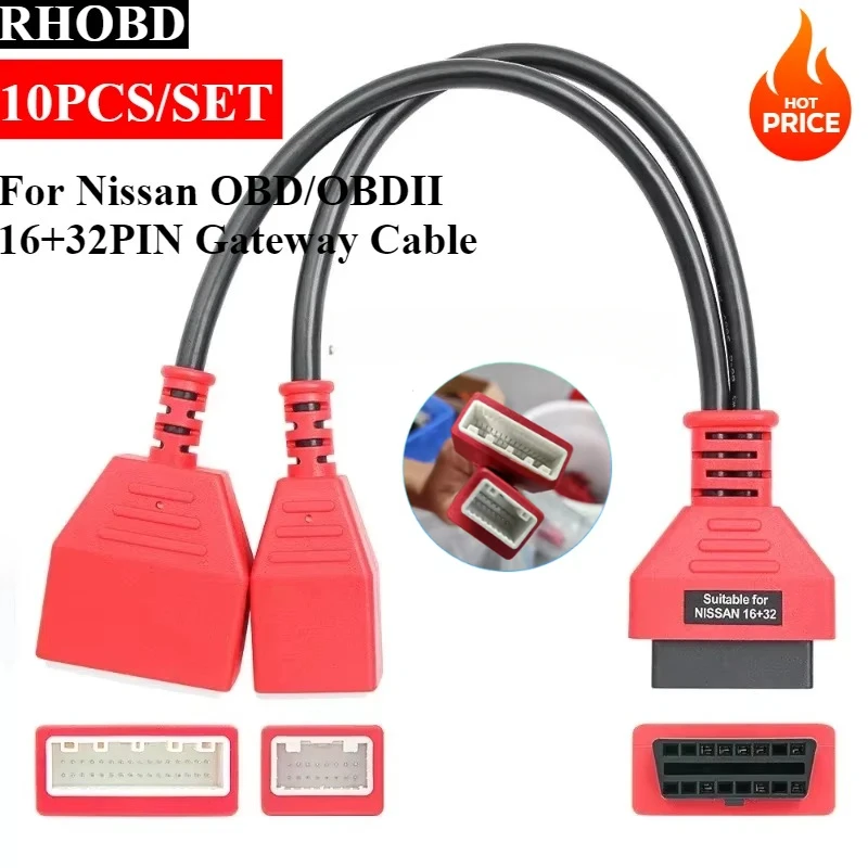 

10PCS/SET 16+32 Gateway OBD Suitable for Nissan/Sylphy B18 Bypass Sgw No Need Password Work with Autel IM508/608 Lonsdor K518SE