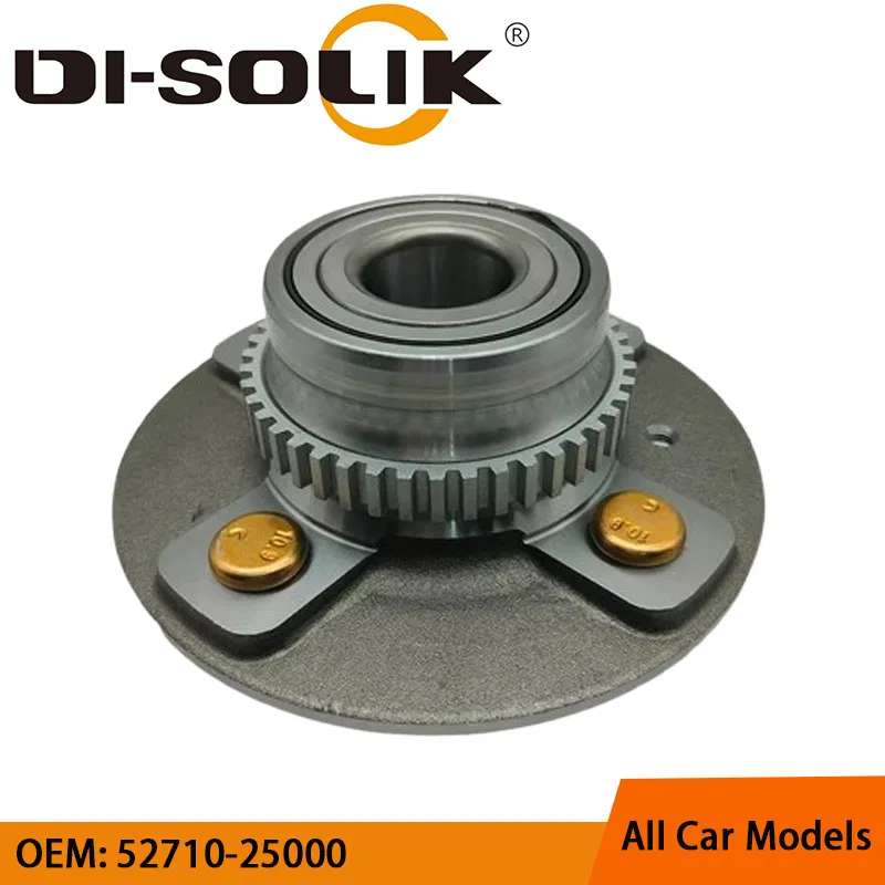 

DI-SOLIK Auto Car Parts Rear Wheel Hub Bearing Assembly 52710-25000 2911510U8010 for KIA Rio Jac IEV4 2014-2017 Tojoy 2008-2014