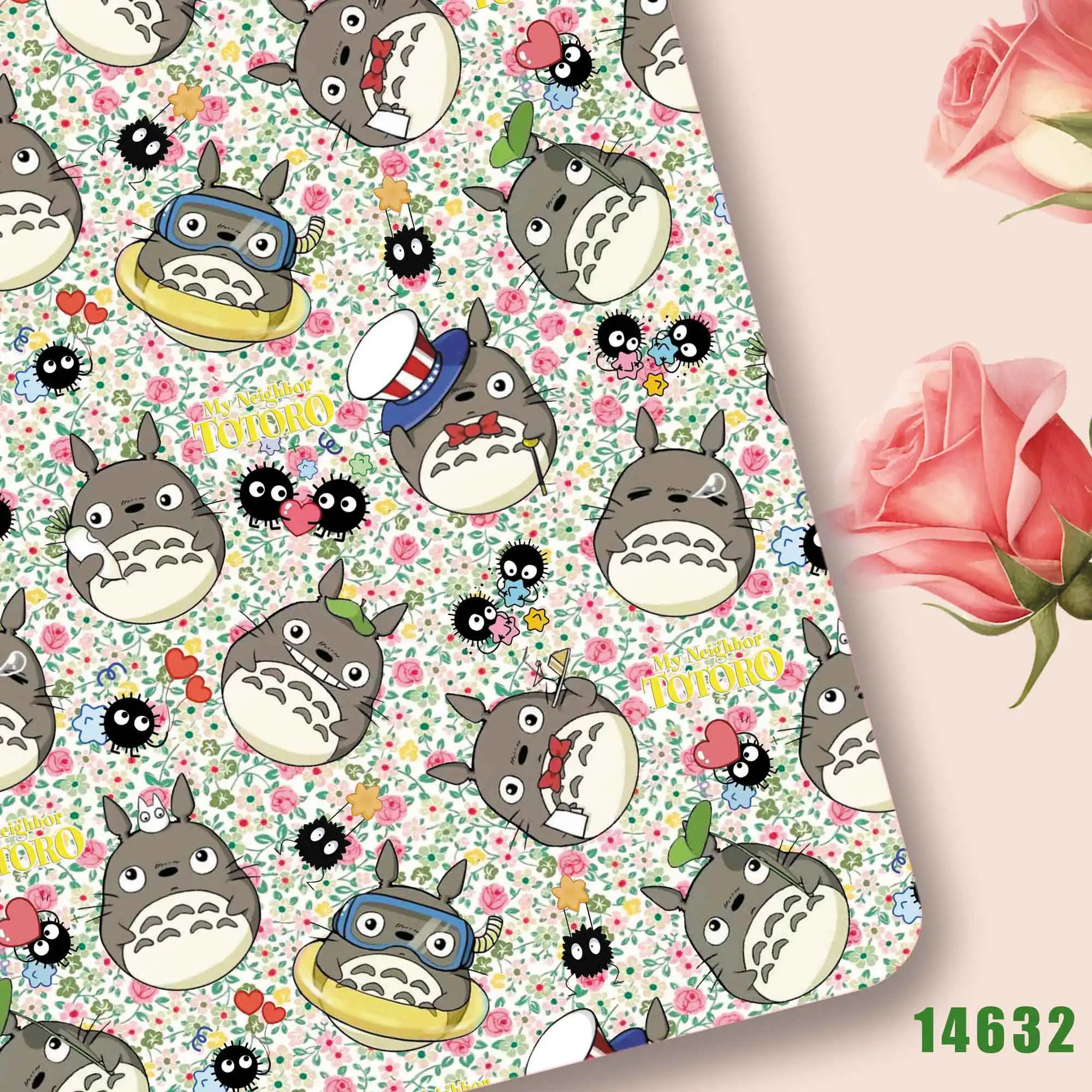 140*50cm Cartoon Fabric Hot DIY Handmade Sewing Patchwork Quilting Baby Dress Home Sheet Printed Fabric Fabric Sewing Kids Fabri