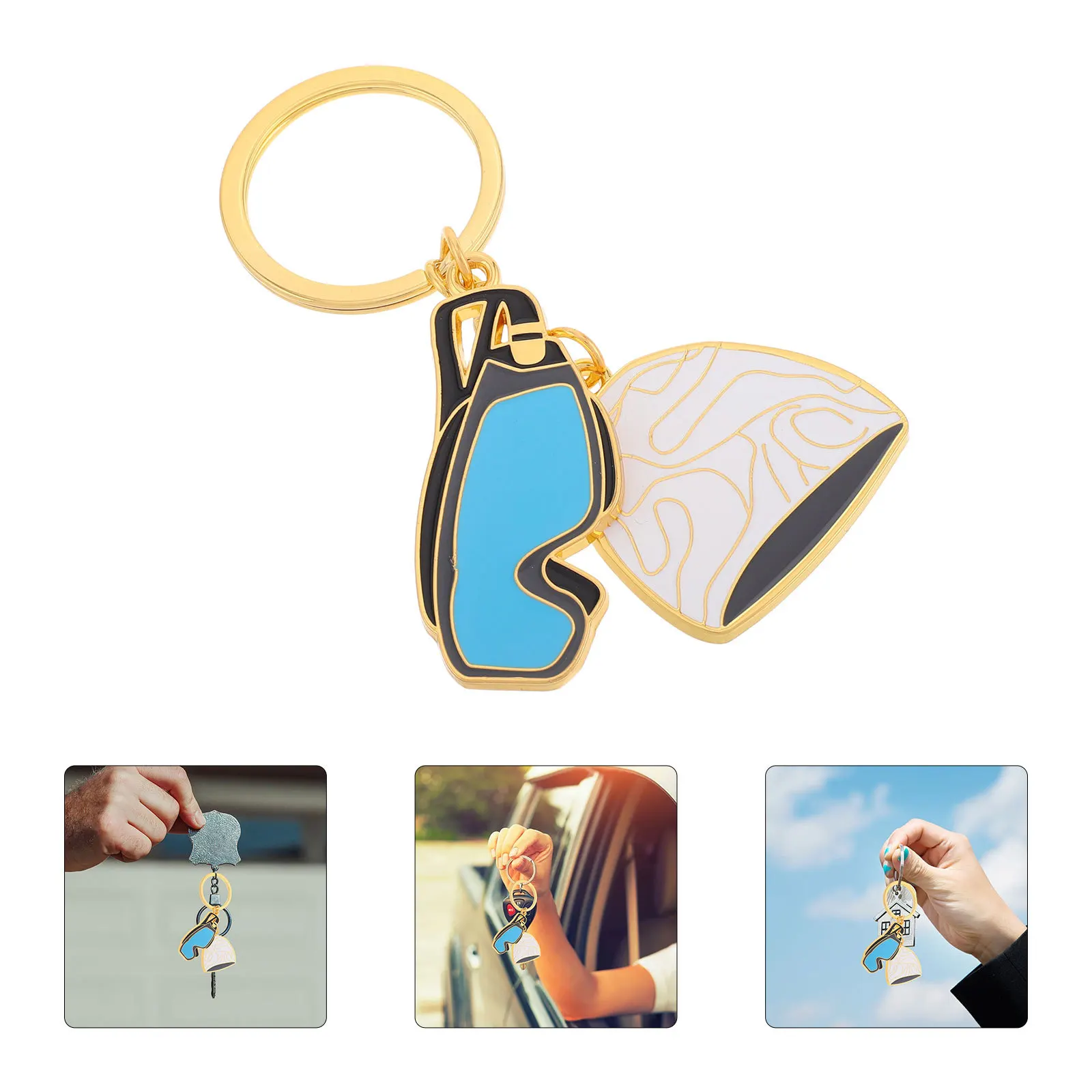 

Swimming Keychain Metal Swimmer Charm Keyring Sport Accessory for Men Swim Team Decorative Pendant Bag Key Holder