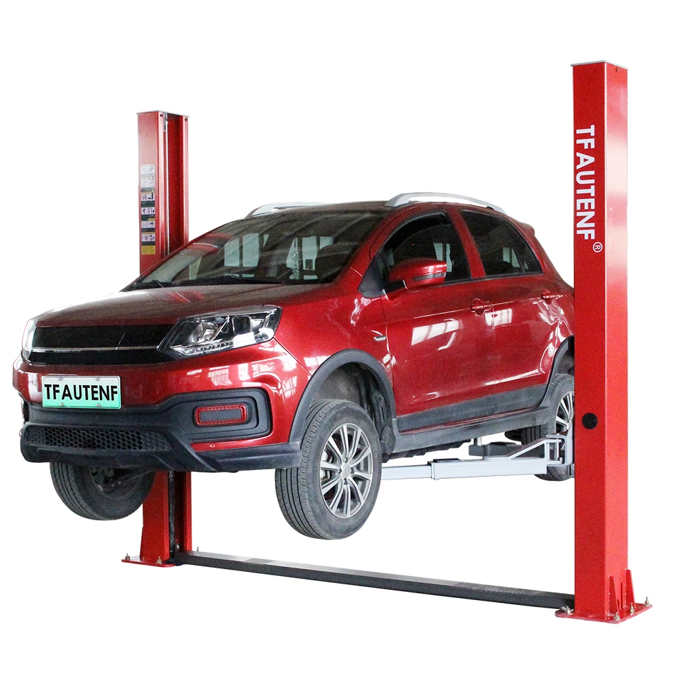 AUTENF 4000kg auto lift garage equipment hydraulic 2 post car lifts hydraulic hot sale car lifts for workshop with CE in stock