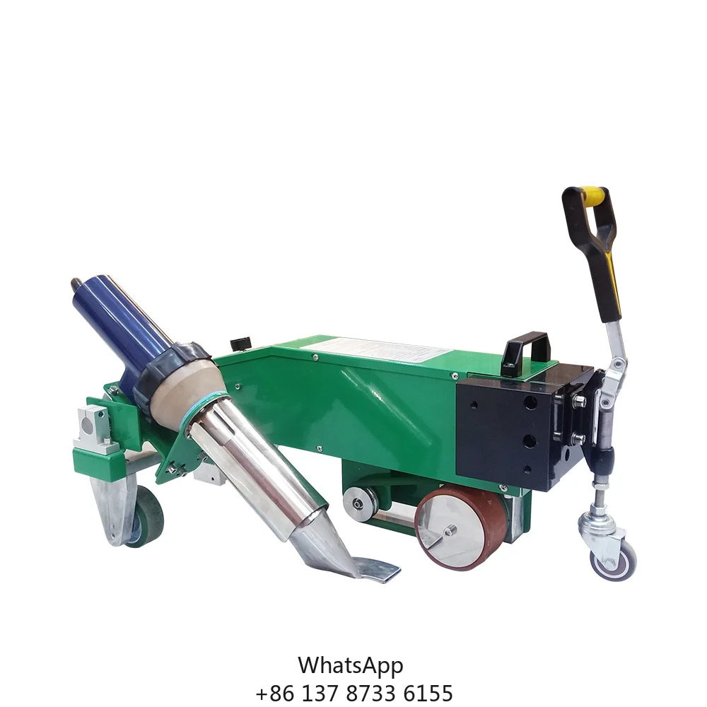 TOP4500A Portable Auto Travel Hot Air Welder For PVC Tent Fabric Swimming Pool Liner Plastic Membrane Welding Machine
