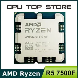 New Bulk Ryzen 5 7400F R5 7500F 3.7GHz 6-Core 12-Thread CPU 