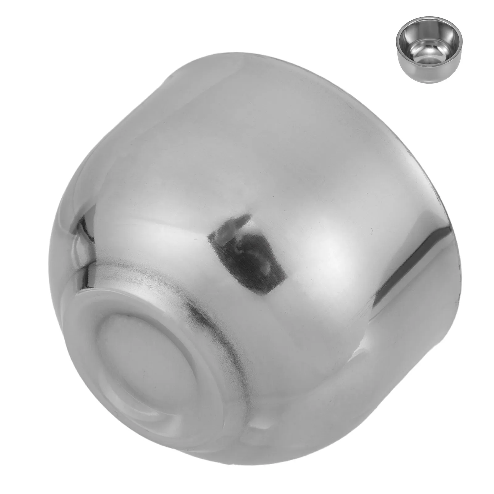 Shaving Bowl Men Soap Travel Stainless Halloween Christmas Metal Shave Bowl Facial Cleansing Bowl Lather Bowl Double