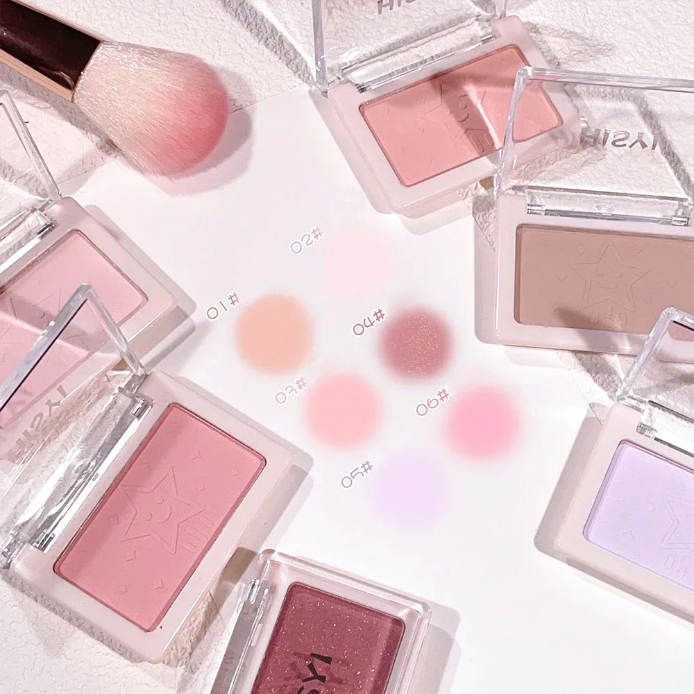 Blush di alta qualità – Stili multicolori Bagliore sano Contouring naturale Look giovanile Trucco acquerello per una vitalità perfetta