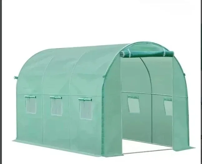 ฟอยล์ปกสีขาวเดินในโรงเรือน โรงเรือน โรงเรือนสวน Hothouse Garden Plant Shed