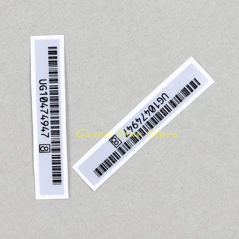 2pcs For NDSL Barcode Serial Number For 3DS 3DSXL NEW 3DS XL LL NDSiXL Universal Back Label Sticker