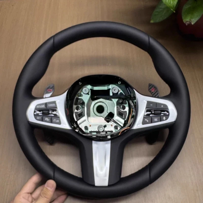 

Customized Genuine Leather 3 Series 4 Series 6 Series 7 Series X3 X6 Z4 GT3 GT5 Accessories Steering Wheel For BMW 1 Series