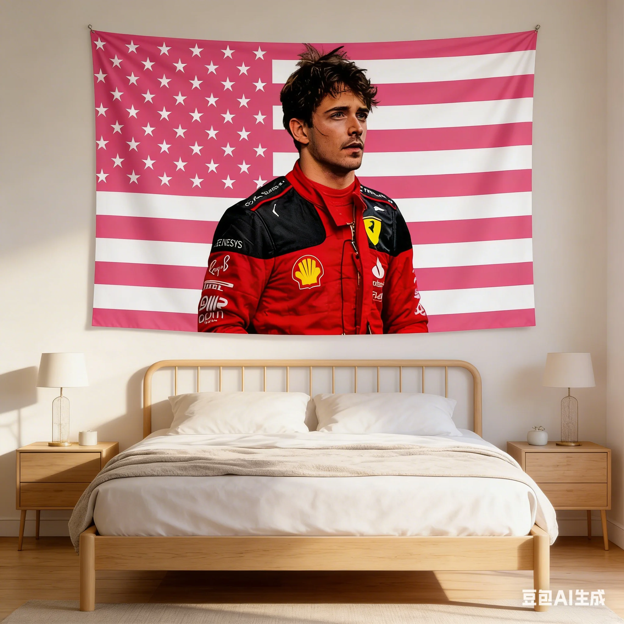 Гобелен-с-изображением-Чарльза-Леклера-различные-размеры-цифровая-печать-f-1-розовый-флаг-США-полиэстер-декор-для-стен-спальни-фан-атрибутика