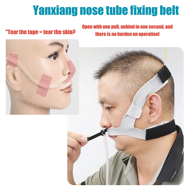 

Ремешок для фиксации трубки, эластичный комфорт носа, гипоаллергенная канюля, повязка на голову, защита для ушных трубок, кислород, высокое качество, прочный