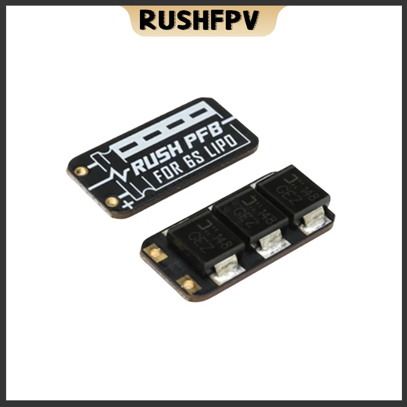 RUSHFPV-Carte de filtre d'alimentation avec capacité électrique de 35V 470UF, pour piles ESC sans balais 6S LIPO FPV