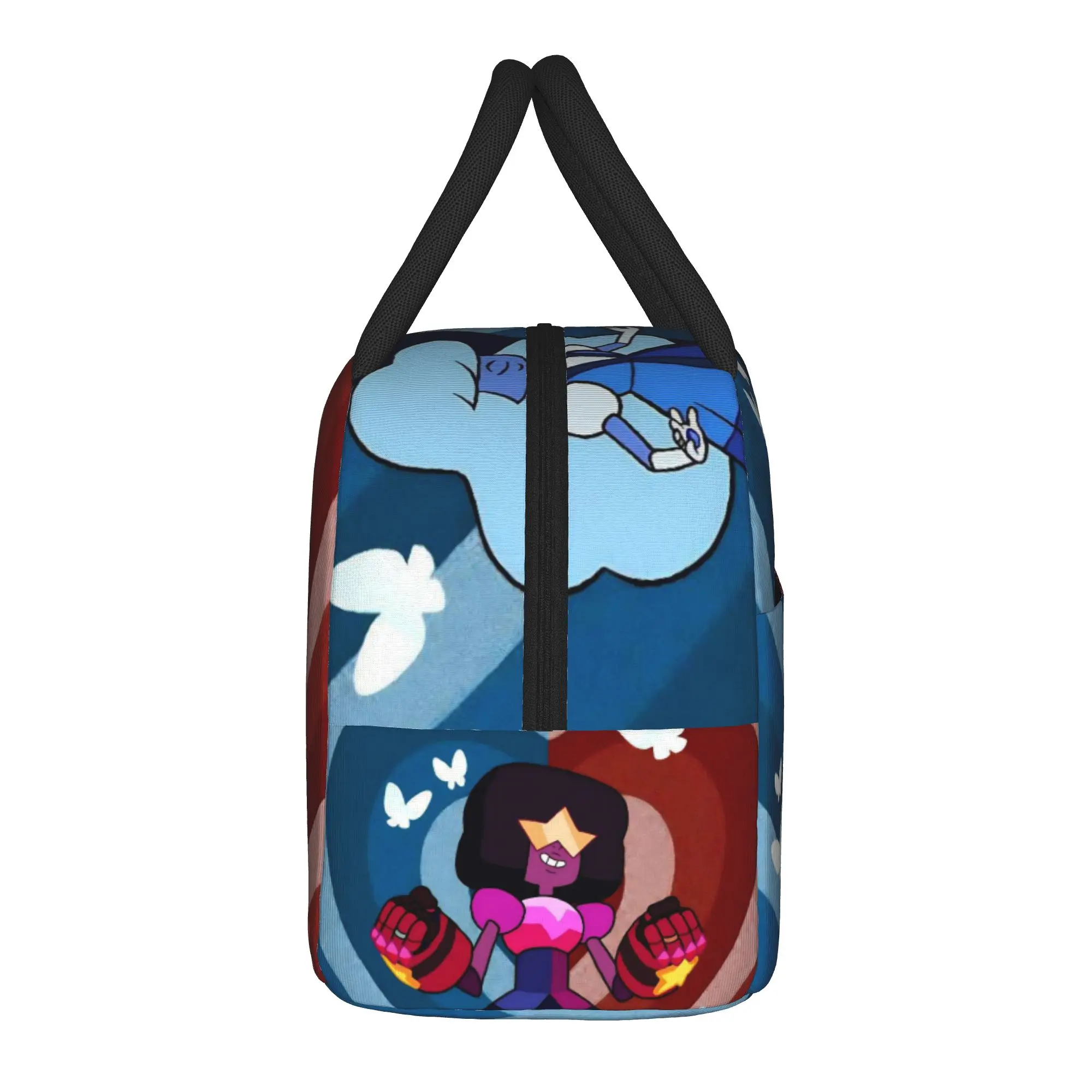 Crystal Gems Steven Universe  Lunch Bag  Portable Lunch Box Child School Graphic Cooler Bag Retro Oxford Thermal Lunch Bags