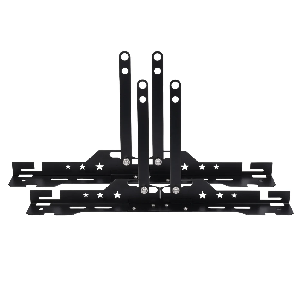 2pcs Car Wheel Toe Alignment Tool Plates Heavy Duty W/2 Measuring Tapes Adjustable Auto Wheel Leveling Aligner Balancing Plates