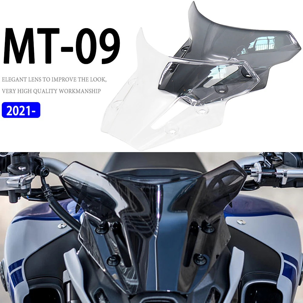 

Новое ветровое стекло 2021 2022 для YAMAHA MT-09 MT09 FZ09 MT FZ 09 fz09 mt09 аксессуары для мотоциклов ветрозащитные отражатели