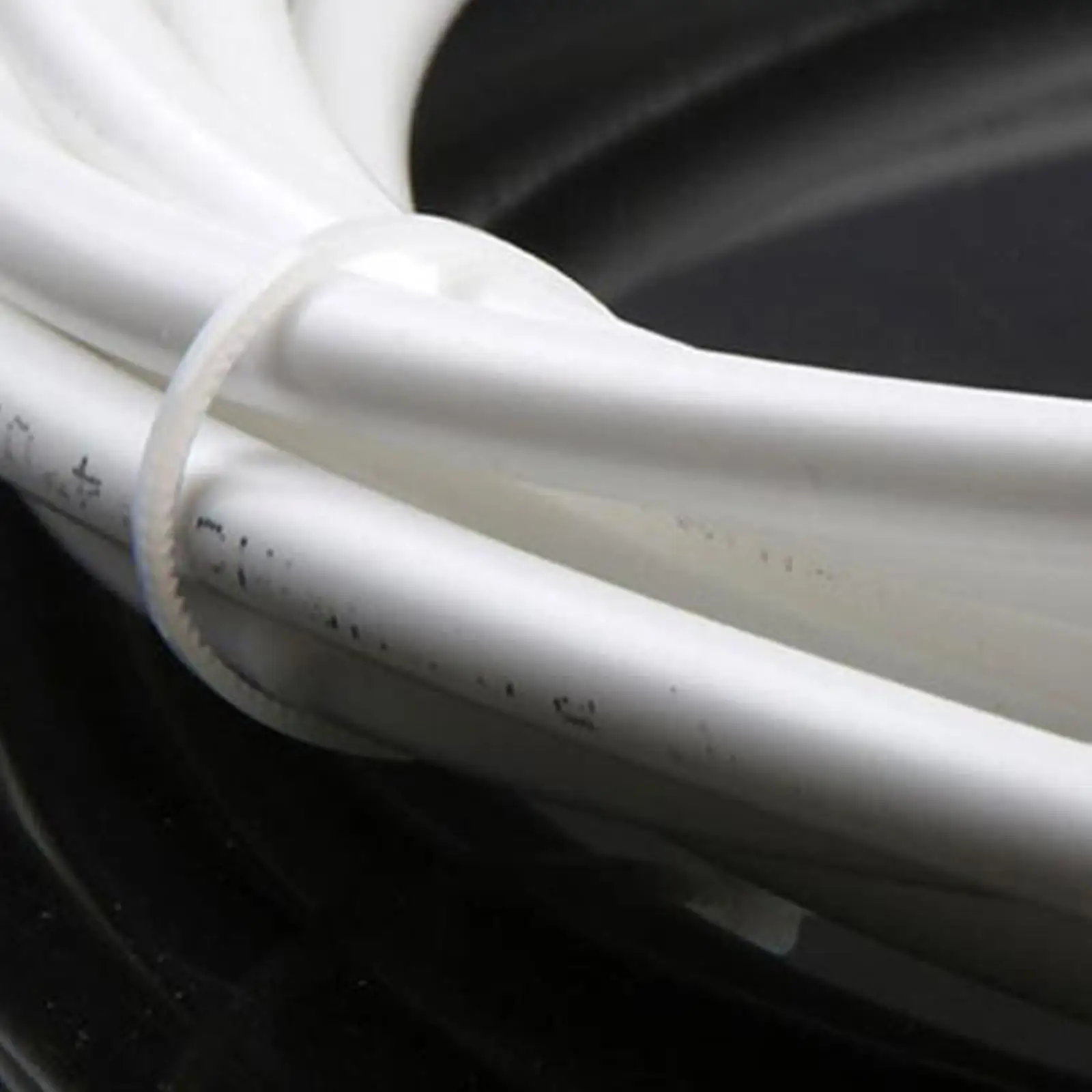 1/4" PE Tube 5 M Length Sturdy White Drinking Water Machine Accessories Water Tubing for Indoor Outdoor Pneumatic Pipelines