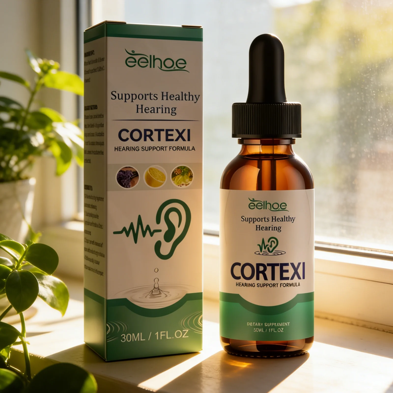EELHOE Ear Care Drops Soothing Ear Ringing Relieving Remove Earwax Maintain Health Gentle Formula Hearing Support Liquid Drops